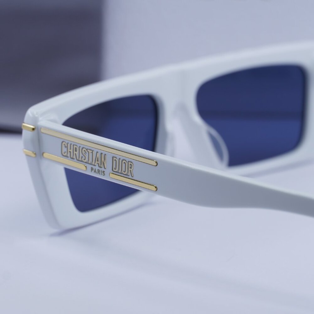 Dior White and Blue Sunglasses - Picture 10 of 11